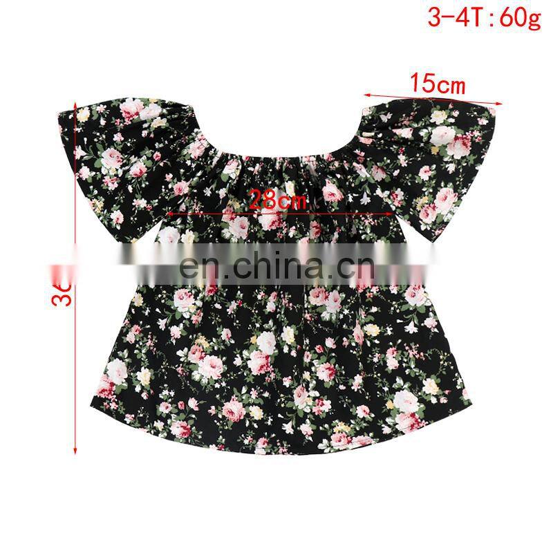 3PCS Baby Girl Clothes Set Mom And Baby Outfit Summer Baby Outfit