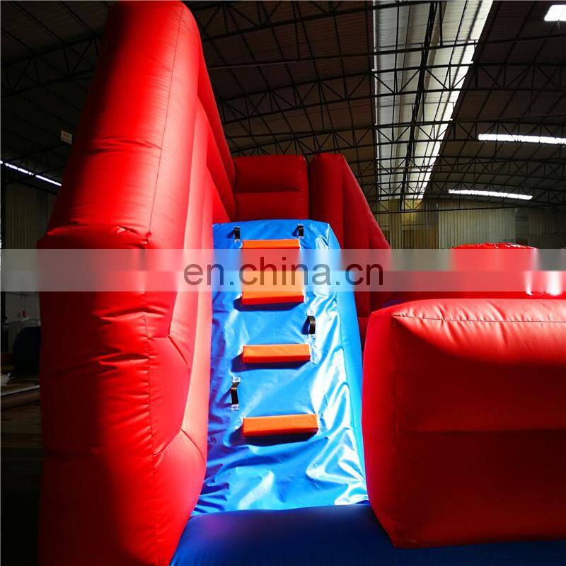 Outdoor mobile Blow up meltdown game inflatable wipeout ball course for sale