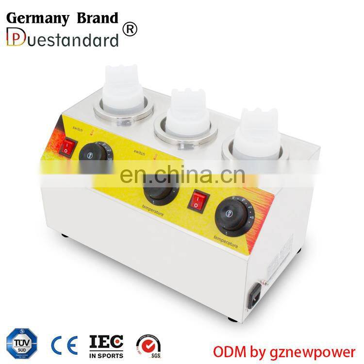 Commercial catering equipment hot chocolate soy sauce filling spread warmer bottles jam heating machine with factory prices