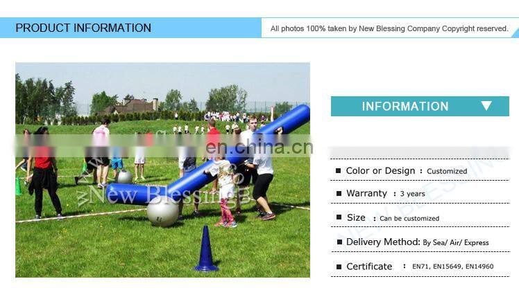Outdoor coordinated match inflatable team building hockey ball sports game