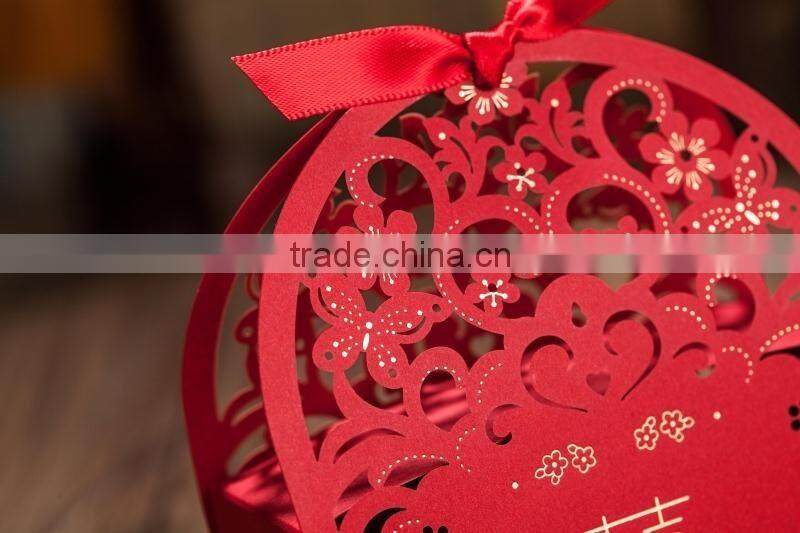 chinese traditional style custom wedding lovely paper candy box