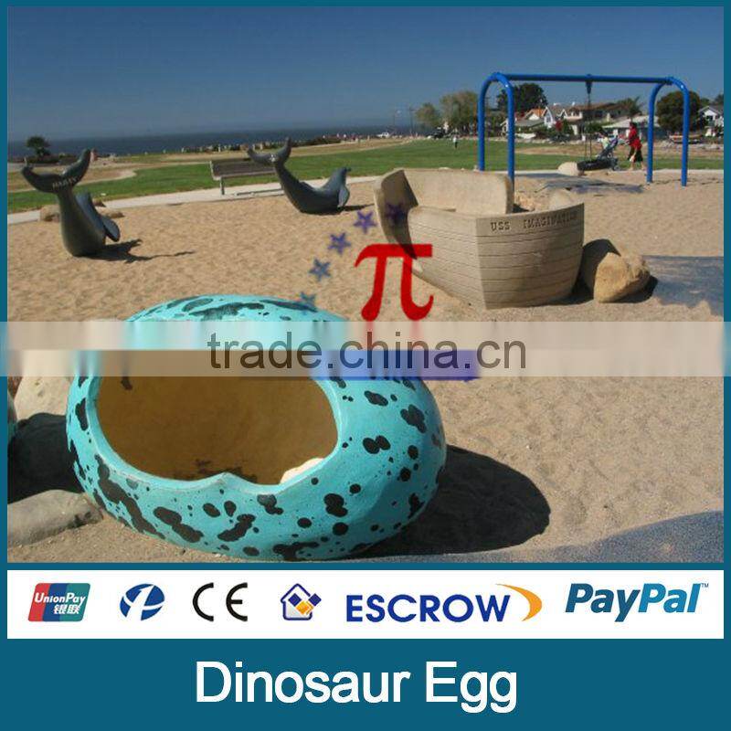 JLDE-0511 artifial dinosaur egg fiberglass decoration