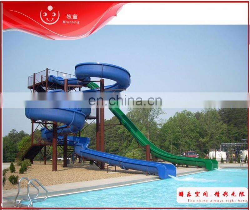 Outdoor Wild Rapids Water Slides For Adults In Summer