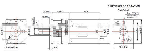 DC 5V 100RPM 12mm Shaft N20 Mini Micro DC Speed Reduction Motor Metal Gearwheel Gear Motor 35mA
