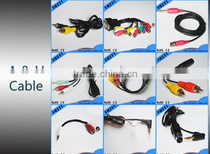 3.5mm headphone jack y splitter audio adapter cable 0.5m