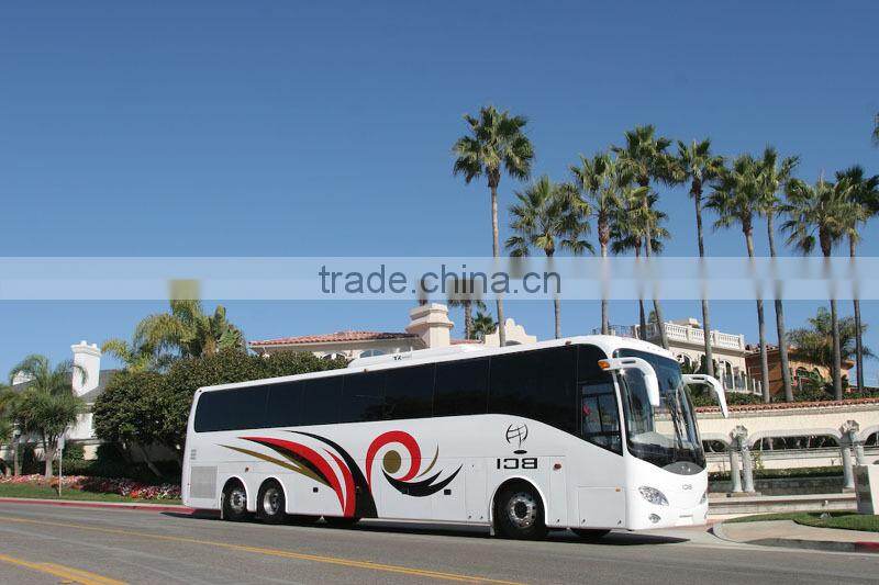 6x4 PK6137 luxury long distance bus 61 seats SL