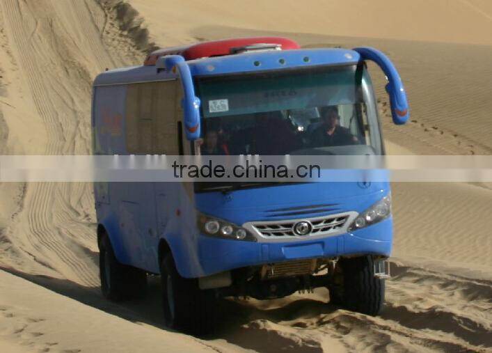 EQ5160XSGC Dongfeng AWD bus 4wd desert bus