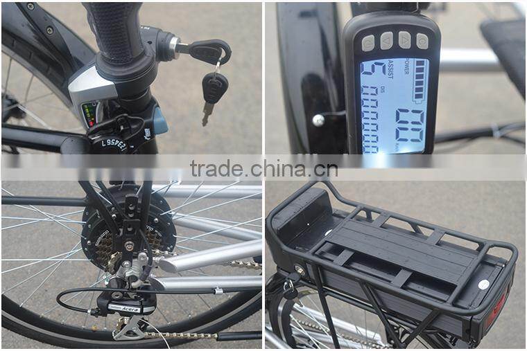 250w Foldable Suspension Electric Recumbent Trike