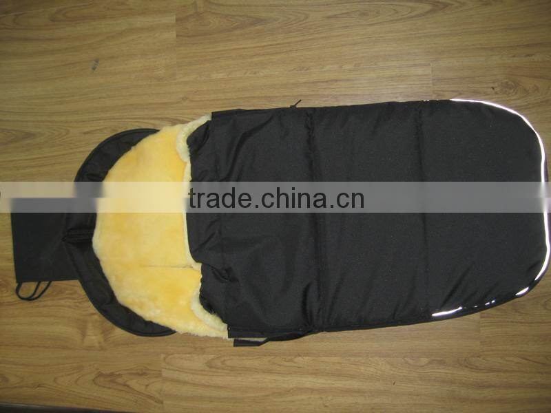 100% Australia Merino Sheepskin Fur Sleeping Bag for Baby Trolley