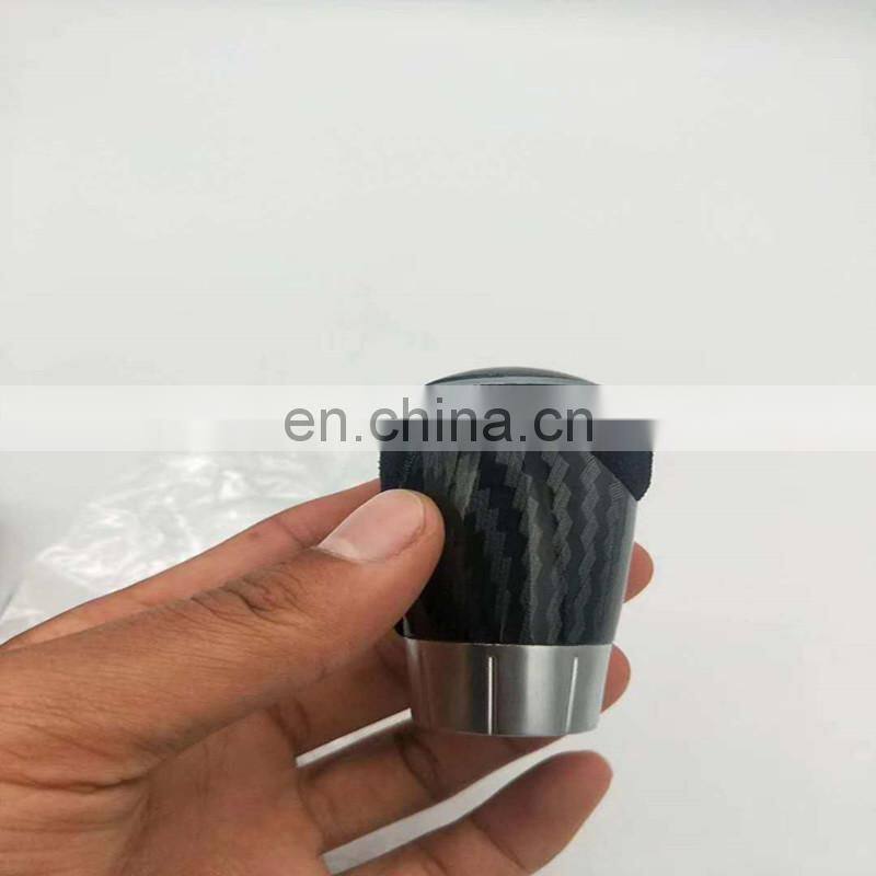 factory directly sale for auto parts gear shift knob with black leather covers car gear shift cover 6SPEED for BENZ