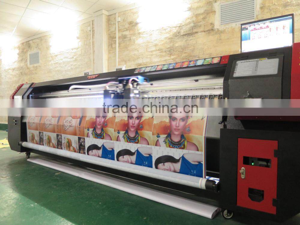 3.2m Taimes T8UV printer with Konica KM 1024-14pl printheads for PVC soft film