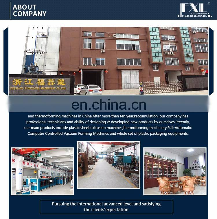 Horizontal monolayer sheet plastic extruders machine