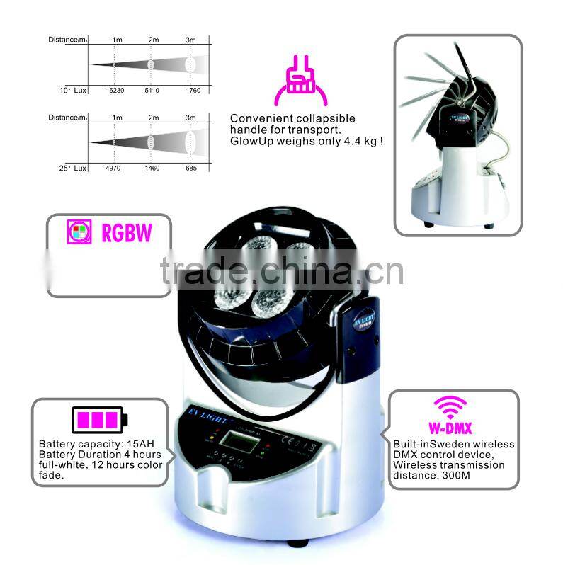Remote Battery Led Par, Color Changing Led Uplight, Energy cell par light