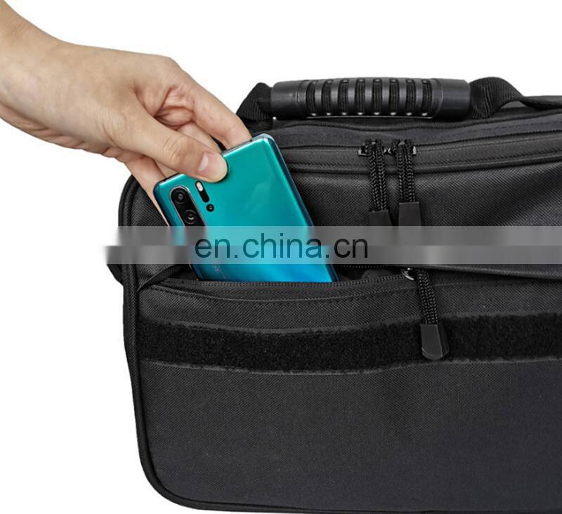 Large capacity Adjustable 6 Compartments Shoulder multi-pocket fishing reel fishing line box Fly Fishing Bag