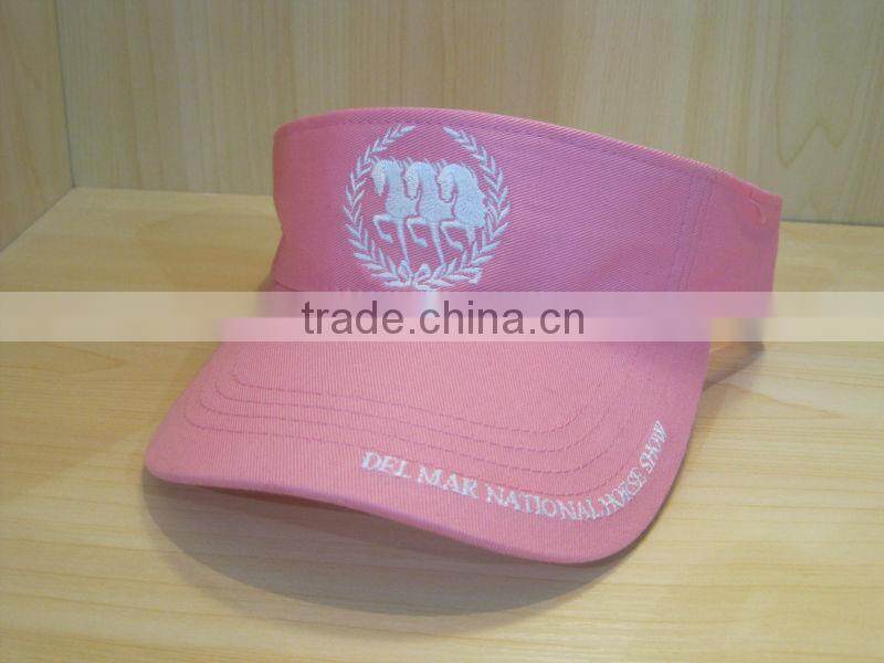custom cotton twill visor