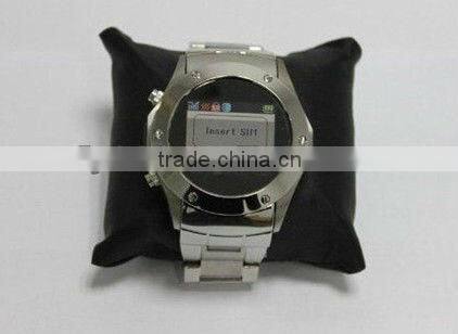 Stainless steel watch mobile phone W968T