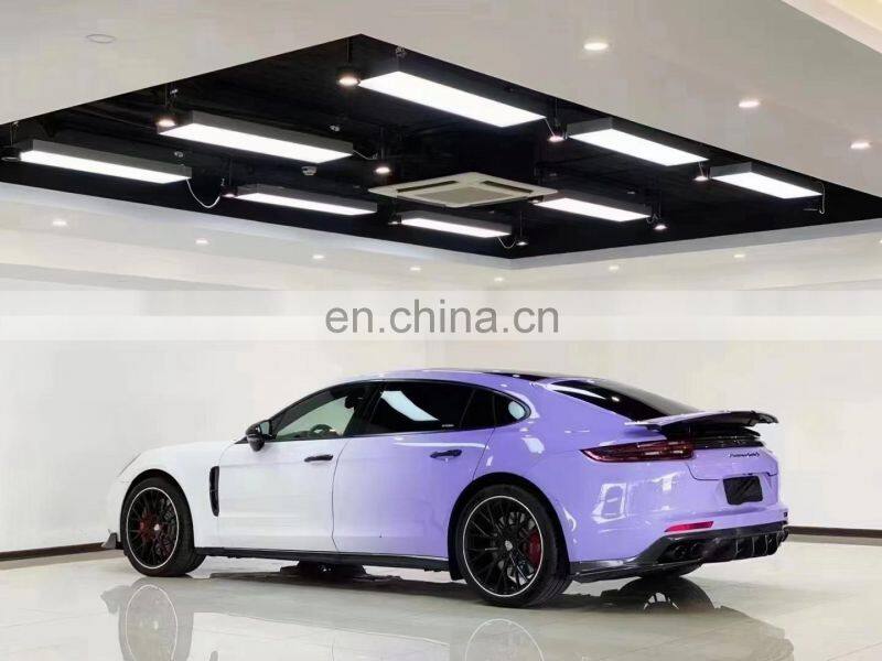 Runde Half Carbon Material For Porsche Panamera 971 Modify Turbo Style Front Bumper Front Lip Rear Lip Side Skirts Body Kit