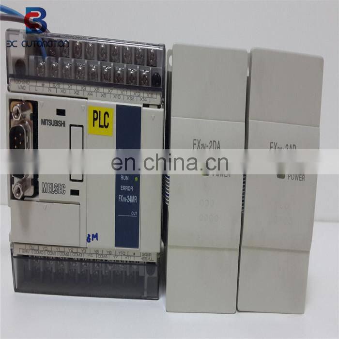 Mitsubishi plc fx2 series FX2N-2DA Chinese plc programming controller