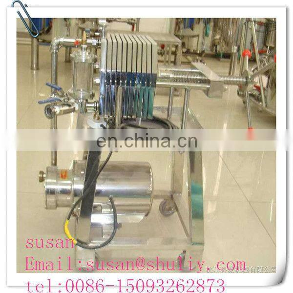 stainless steel filter press for wine,oil,coating