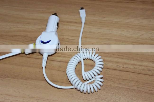 3.1A 3100mA 3in1 vehicle charger android device and smart phone car charger with 6 Feet cable