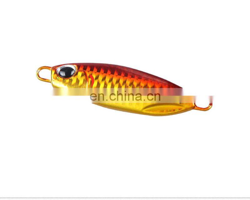 JOHNCOO 10G/20G/30G/40G/60G Lead Metal Jigging Lure Slow Pitch Saltwater/Freshwater Fishing Lure Hard Bait