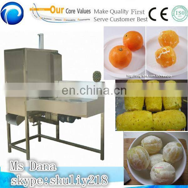 Good effect pineapple Skin Peeling Machine orange apple lemon peeling machine with best quality