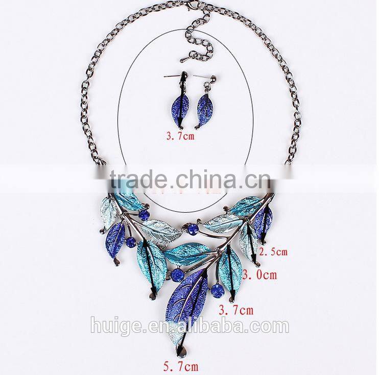 2015 Yiwu Jewellery High Quality The Maple Leaf Pendant Necklace