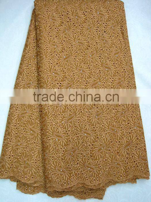 african wedding cloth dry lace/cotton fabric/siwss voile lace man use J111-5