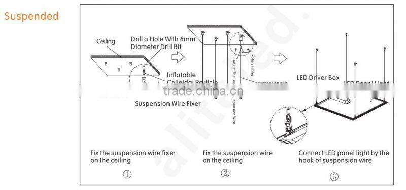 2x2ft 45w 3800lm 5 years warranty dlc ul 60x60 cm led panel lighting