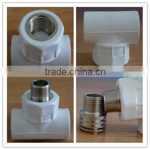ppr And Pvc Fitting Threaded Female Male Screw Tee