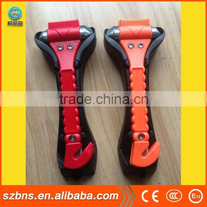 3 in 1 Mini Car Emergency Safety Tool Hammer w/ Keychain