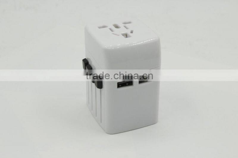 Reasonable Price CE ROHS Listed universal travel adapter with usb port/thailand travel plug adapter/multipurpose travel adapter