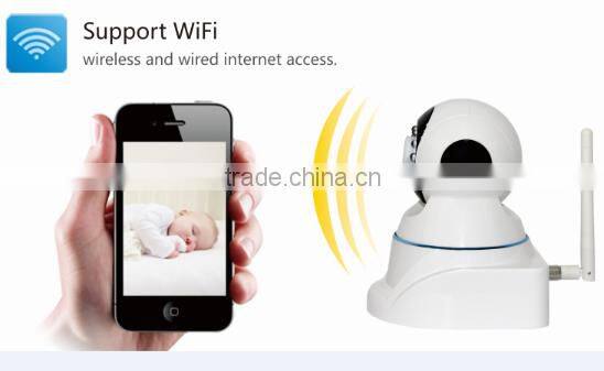 Hot Sale 2016 Outdoor Bullet Style Night Vision P2P Wifi Suveillance Security Camera Network Camera IP with Alarm Function