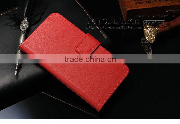 Premium leather flip cover with card slot for samsung galaxy j7 A7/ flip cover for samsung galaxy j1