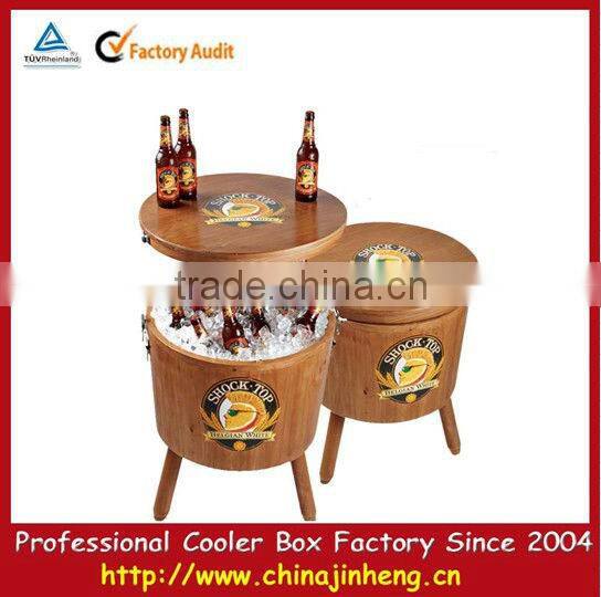 Wooden cooler barrel