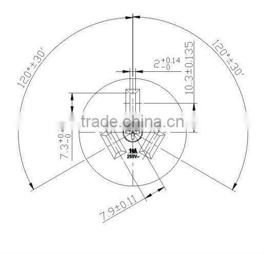 3 type China10A 250V AC usb socket