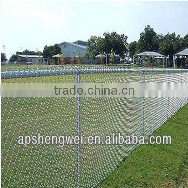 Used pvc coated chain link fence for sale