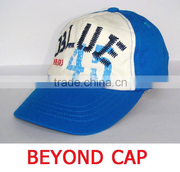 flat short brim 5 panel cap with printing logo