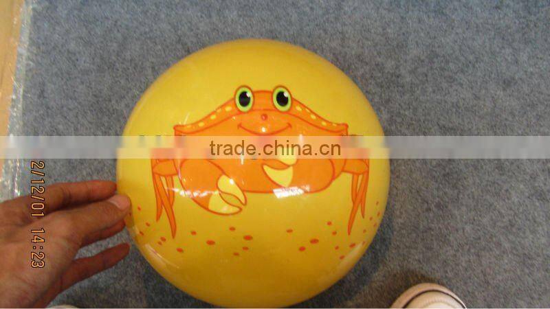 Beach toys wholesale cheap plastic Inflatable beach ball for promotion