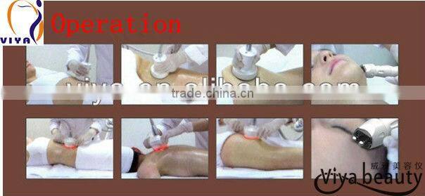 Vacuum tripolar rf cavitation machine