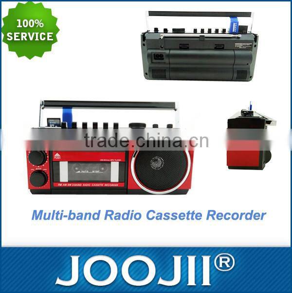 AM/FM/SW 3BAND RADIO CASSETTE RECORDER with USB/SD FUNCTION