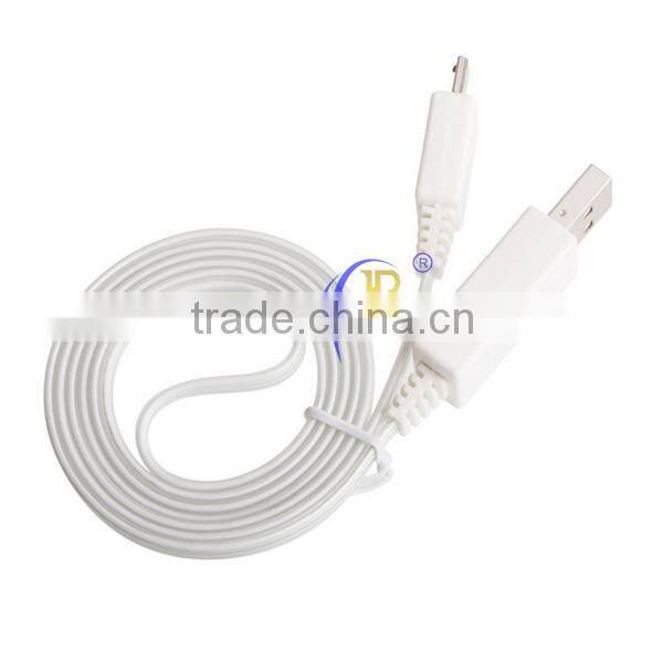 Hot! LED micro usb cable with led light led usb cable For Samsung