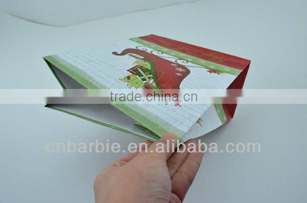 wholesale recyclable Promotion gift paper bags with handle