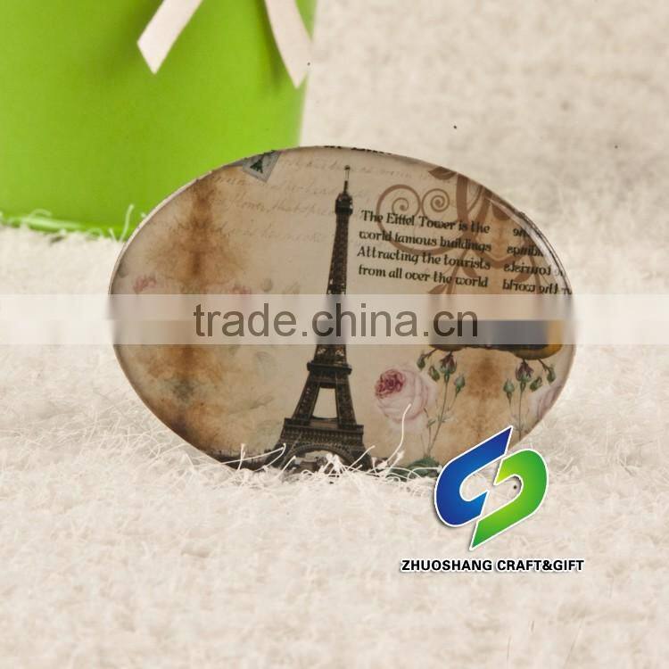 24 high quality promotional customed epoxy refrigerator/decration Fridge magnet Custom scenery fridge magnets