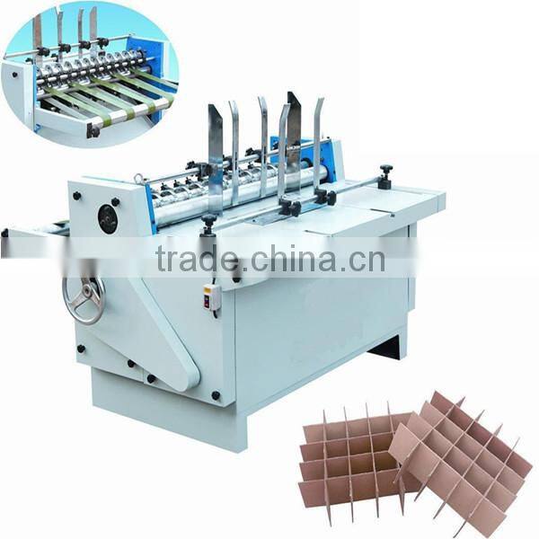 Corrugated box partition slotter/box making machinery