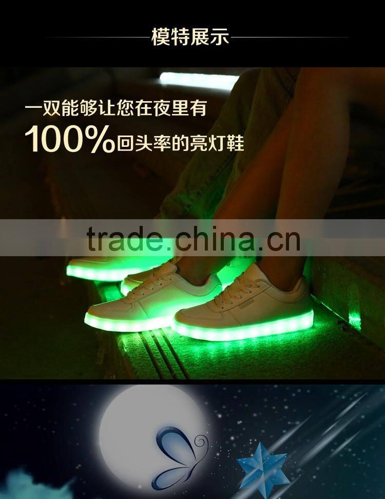 Best seller Summer shoes sneaker flasing led lights for shoes