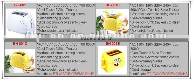 Toaster BH-001D GS/CE/RoHS