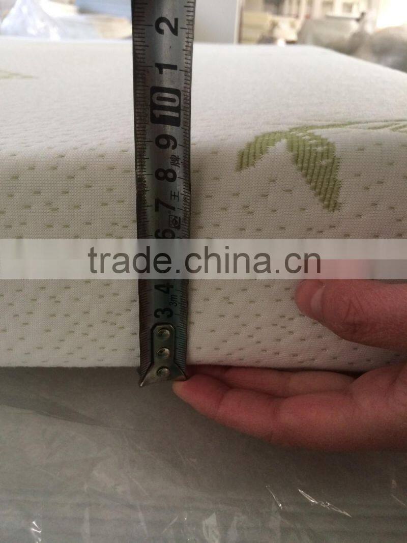 Bedroom furniture 8 bamboo fabric viscose elastic memory foam topper