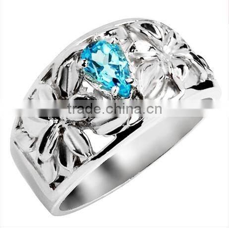 Gold Plated Engagement Pearl Ring