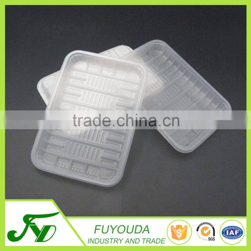 Factory custom white small plastic container food packaging